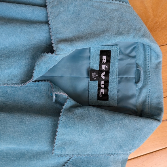 Blue Button-Up Jacket - Picture 2 of 3